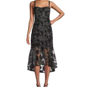 Sam Edelman Floral Embroidered Midi-Dress